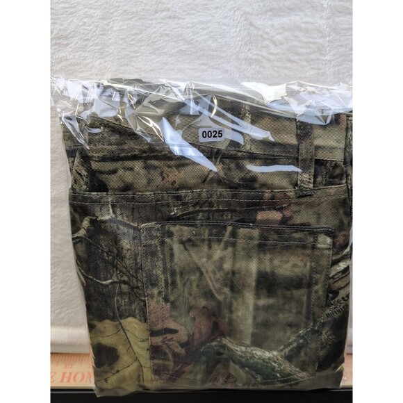 Mossy Oak Camouflage Break -Up Infinity Jeans Mens Sz 32x32 Hunting 5 Pockets - Picture 12 of 13